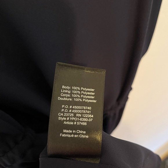 Navy Babaton mini dress. With a small tie for waist definition . Size small. - Picture 6 of 6